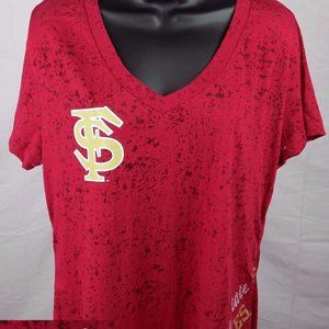 Florida State Seminoles Shirt Ladies XL (15) Red